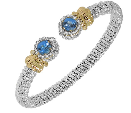 Vahan blue topaz bracelet