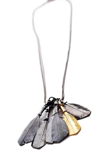 Mirit Weingstock shuttlecock necklace