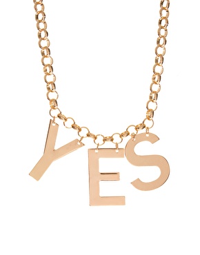 ASOS Yes necklace