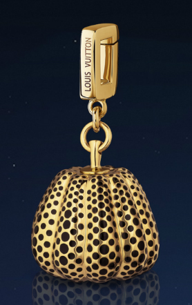 Yayoi Kusama pumpkin pendant