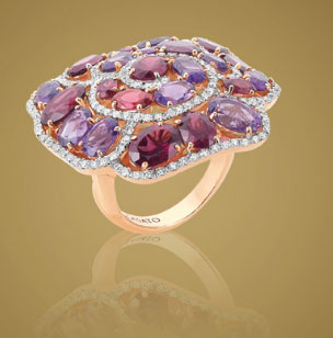 Casato rose gold ring