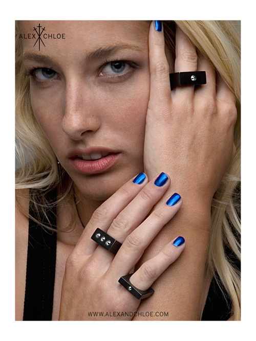 Alex and Chloe Bauhaus ring modelled