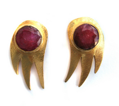 Hyla Dewitt ruby earrings