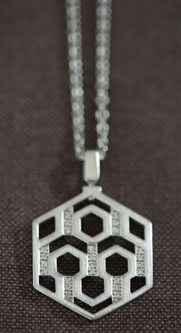 India Hicks Hexagon pendant