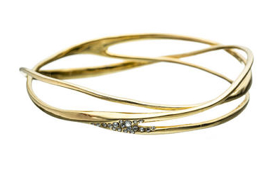 Alexis Bittar liquid gold pave bracelet