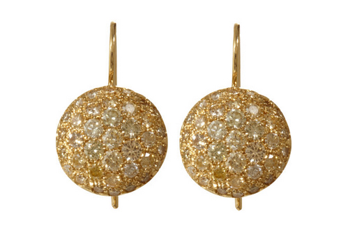 Roberto Marroni cream diamond earrings