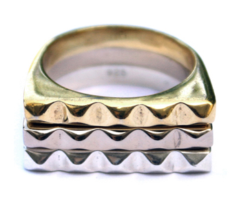 TomTom studder stack rings