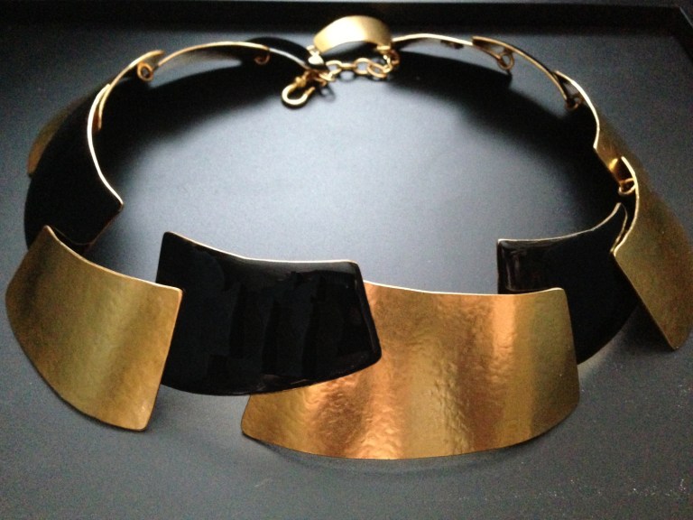 Van der Straeten enamel necklace