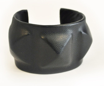 Wendy Nichol black leather cuff