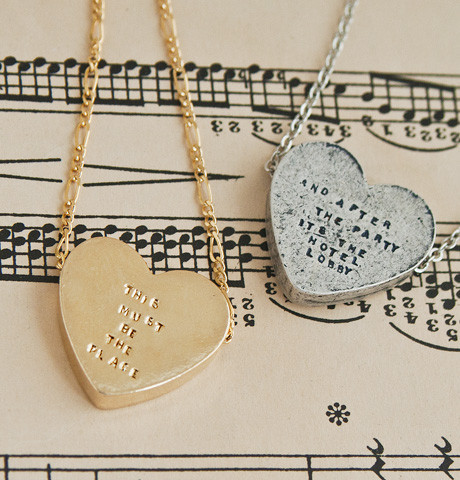 Erica Weiner heartbeats necklace