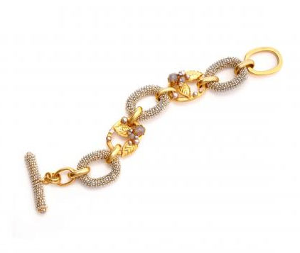 Miriam Haskell  wrapped chain necklace