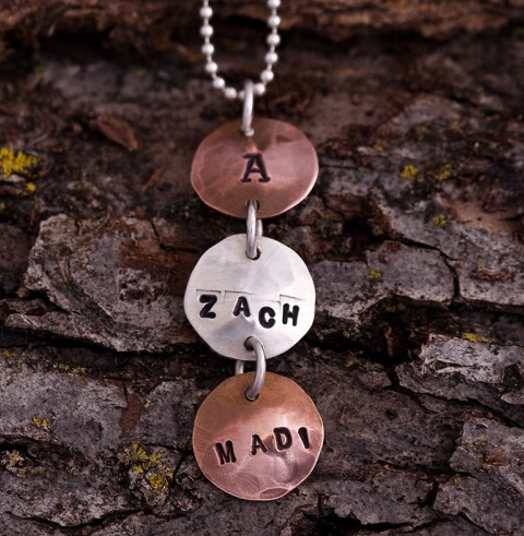 Vertical meaning custom necklace