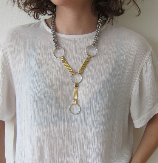 Alynne Lavigne industrial necklace