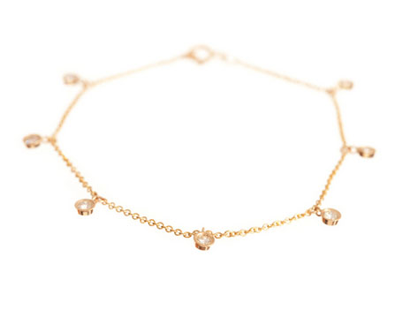 Ariel Gordon diamond droplet bracelet