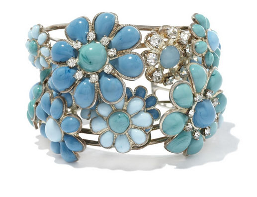 Gripoix Flower Cuff