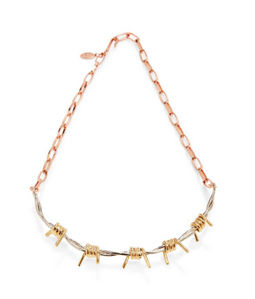 Rodarte barbed wire necklace