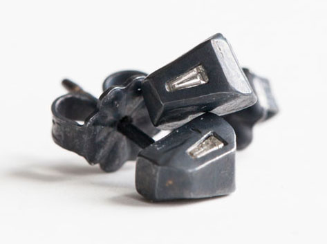 Sara Loertscher diamond stud earrings