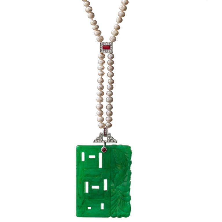 MMA deco chinoiserie necklace