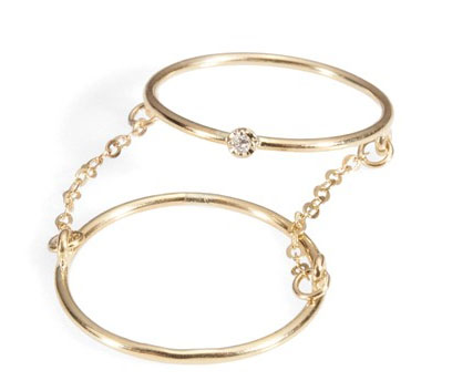 Bri Hana Double Diamond ring