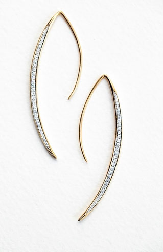 India Hicks Moon Slivers earrings