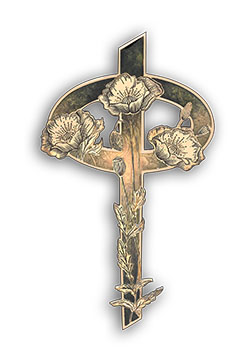 Theo Fennell rose gold poppy