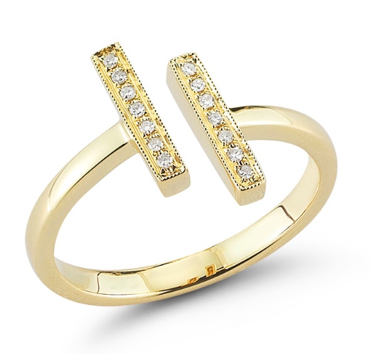 Dana Rebecca double bar ring