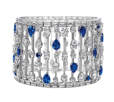 Harry Winston Mrs. Winston diamond and sapphire bracelet