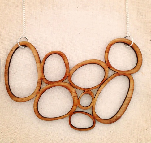 One Happy Leaf Statement Necklace