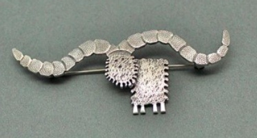 Darrell Jumbo silver pin