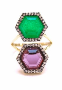 Melanie Auld Double Hex Ring