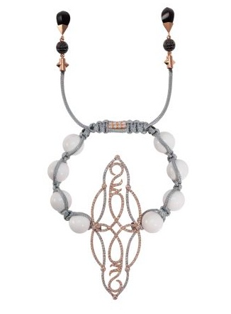 Dionea Orcini Diamond and Agate Necklace