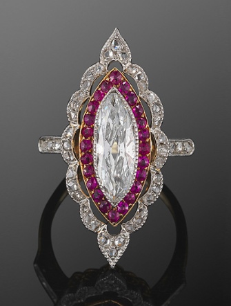 Fred Leighton Edwardian Diamond Ring