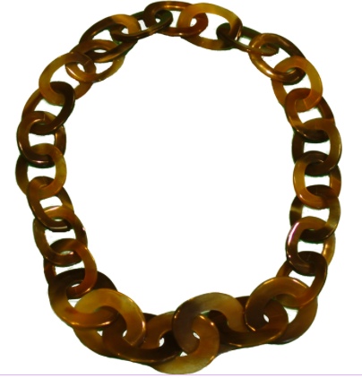 Sterling Monkey horn necklace