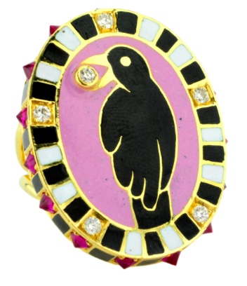 Holly Dyment Black Raven Ring