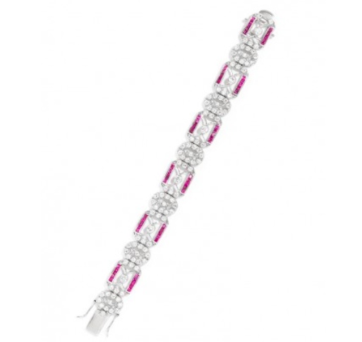 BaubleBar Tourmaline Tennis Bracelet