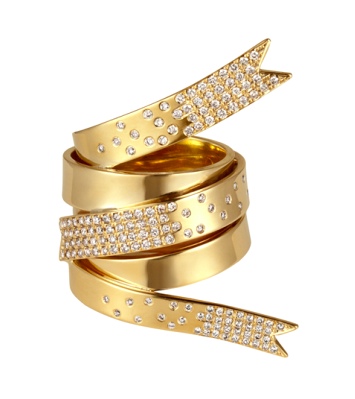 Elena Votsi Gold Ribbon Ring