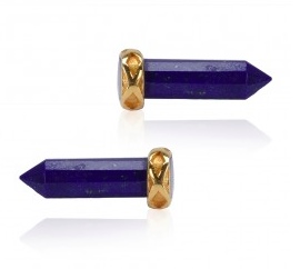 Katie Diamond Harper Lapis Studs