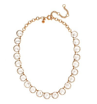 J. Crew Crystal Venus Flytrap Necklace