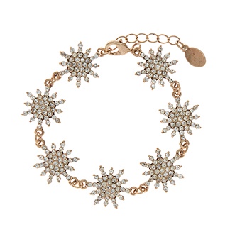Accessorize Starlet Pave Stars Bracelet