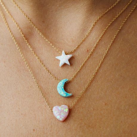 Hayley Starr opal necklace