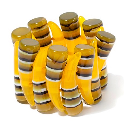 Iris Apfel Resin Claw Stretch Bracelet