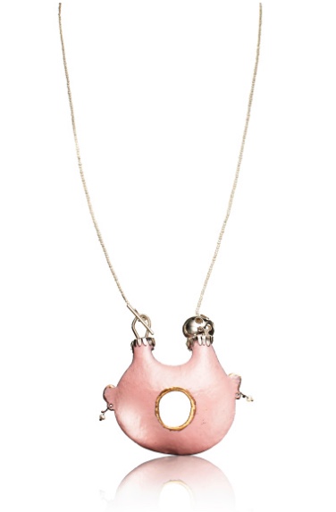 Emily Gill Enamel Creature pendant