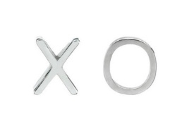 Poppy Finch XO studs