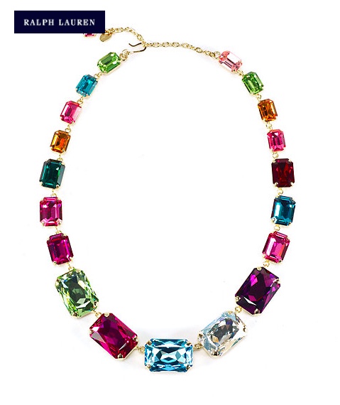 Ralph Lauren Emerald Cut Necklace