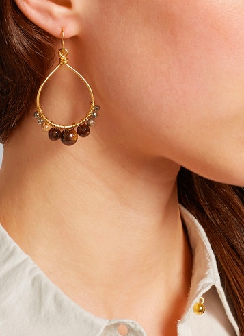 Chan Luu Bronzite Earrings