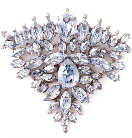 Ermanno Scervino Crystal Brooch