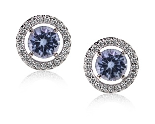 Carat Blue Topaz Earrings