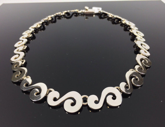 The Silver Workshop S Shape Necklace