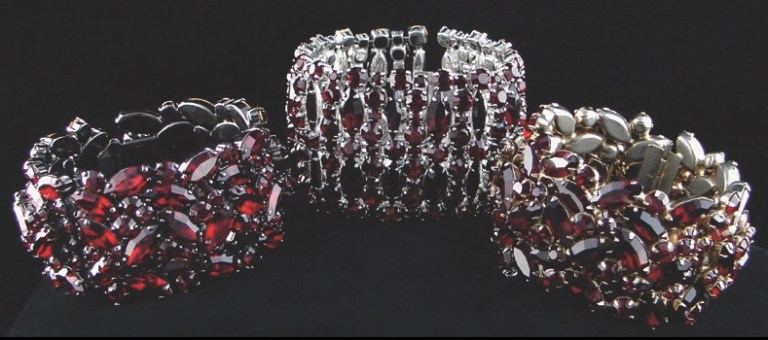 Sherman red cuff bracelets