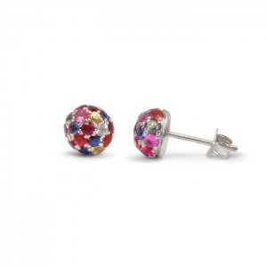 Studio 1098 multicolored sapphire earrings